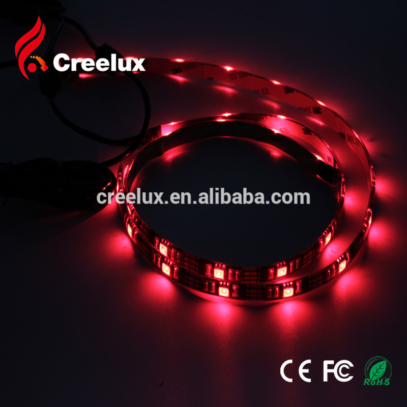 ホリデー熱い!! 3.3フィート60ピース5050 leds rgb usb搭載5ボルト電話充電器ストリップライトrgb ledムードライト/tvバック照明-LEDの滑走路端燈問屋・仕入れ・卸・卸売り