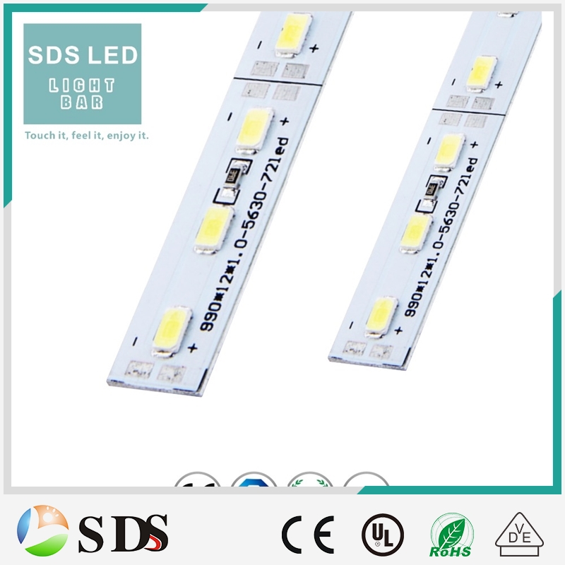 Ledストリップライトsmd2835 72 leds/m卸売ledライトバーdc12v ledバーライトledリジッドバー-LEDの滑走路端燈問屋・仕入れ・卸・卸売り