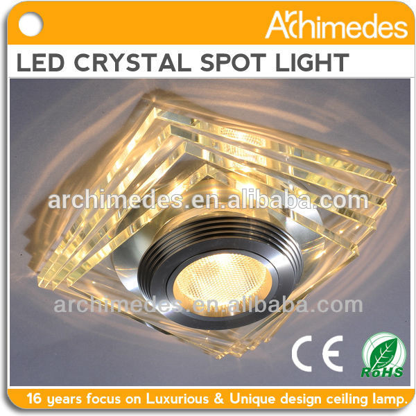 近代的なクリスタルの最もよく売れる製品3wledシーリングライト-LEDの天井灯問屋・仕入れ・卸・卸売り