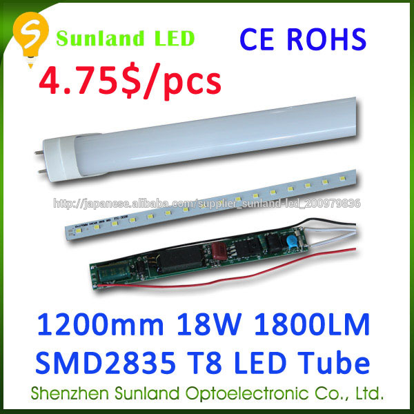 Hght品質の製品AC85-265V SMD2835 CE ROHS4フィート自由日本管18ワット-LEDの管はつく問屋・仕入れ・卸・卸売り