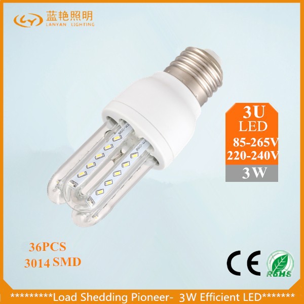 中国市場に新製品最も人気のあるデザインのトウモロコシライト3wled街路照明のための-LEDの球根ライト問屋・仕入れ・卸・卸売り