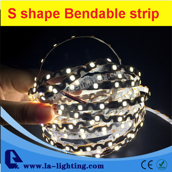 スーパーフレキシブル屈曲ledのストリップ12v/24v283560leds/m白色ledストリップチャンネル文字用コーナー5m非- 防水ledストリップ-LEDの滑走路端燈問屋・仕入れ・卸・卸売り