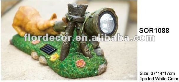 樹脂は庭いじりをさせるフレーム装飾的な太陽樹脂の点ライト(SO1088)を持つアートワークのemulationalのマウスを-スポットライト問屋・仕入れ・卸・卸売り