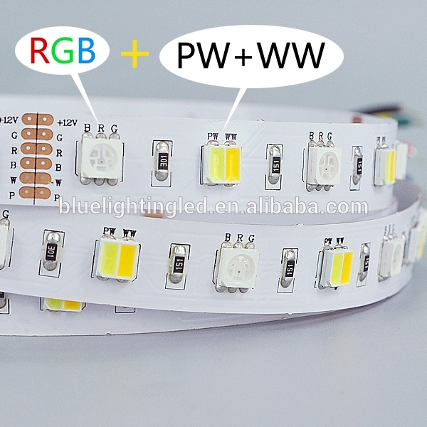 新しいデザインdc12v60leds/m5050rgb+ww/pwrgbw5cledストリップ-LEDの滑走路端燈問屋・仕入れ・卸・卸売り