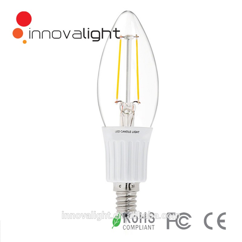 イノバリニアcobled電球e142w360度e14c35ガラスのキャンドルled電球フィラメント-スポットライト問屋・仕入れ・卸・卸売り