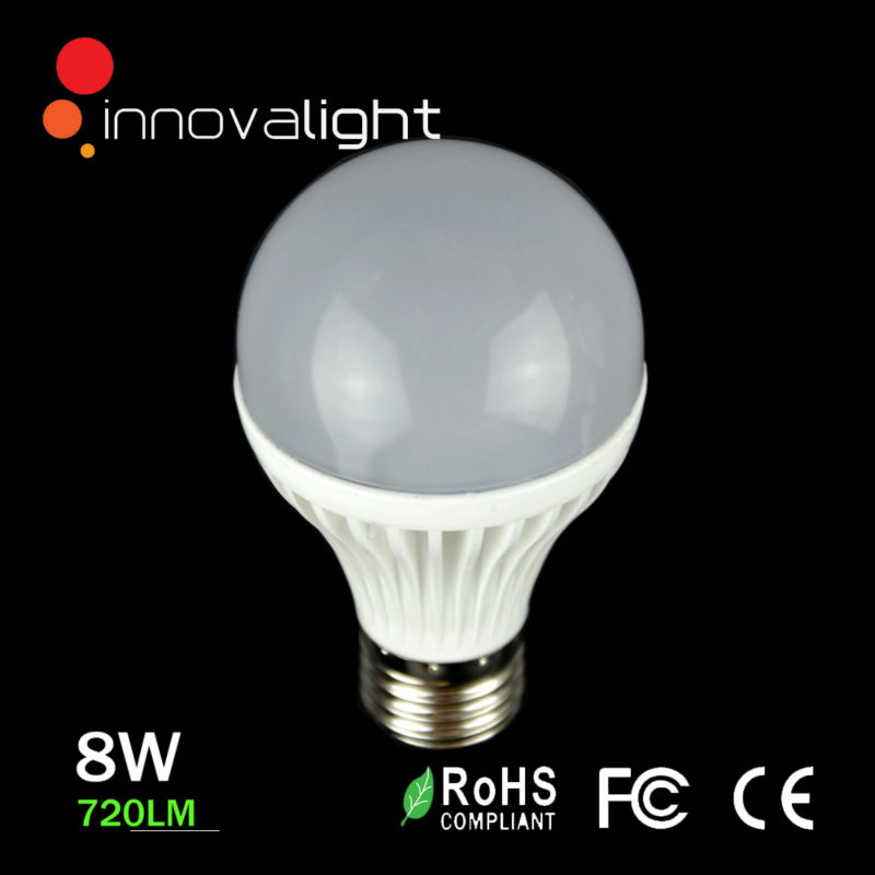led電球イノバ8wgu10smd2835g60led電球8wled電球のプラスチック製のハウジング-スポットライト問屋・仕入れ・卸・卸売り