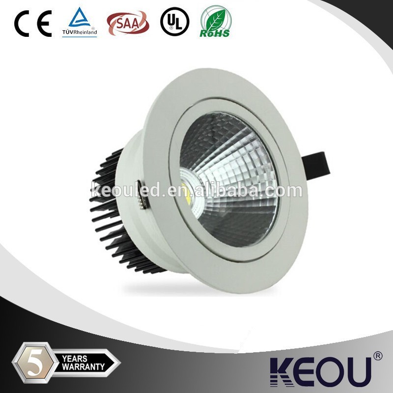 反射板ダウンライト- led- 緊急18w- 純白のcob-ダウンライト問屋・仕入れ・卸・卸売り
