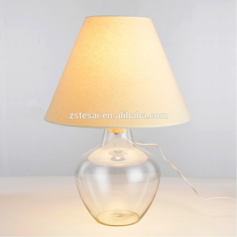 ulcevdesaa透明なガラス玉の装飾的なテーブルランプ40w-テーブルランプ、読書灯問屋・仕入れ・卸・卸売り