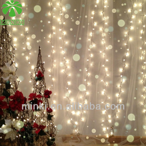 妖精の背景ledカーテンライト結婚式の装飾のための-パーティー、祭り用照明問屋・仕入れ・卸・卸売り