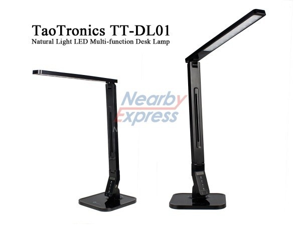 Taotronicselunett-dl01( 14w調光可能なledデスクランプ、 ピアノブラック、 4照明モード、 5- レベル調光器、 タッチ- 敏感なコントロールパッド-テーブルランプ、読書灯問屋・仕入れ・卸・卸売り