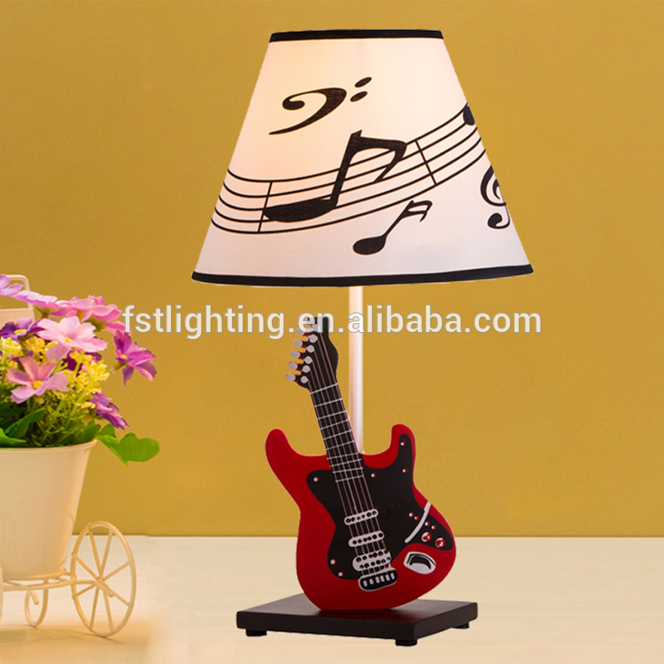 ギター の寝室の ベッド サイドテーブル ランプ 、 子供の部屋の デスク ランプ/漫画テーブル ランプ-問屋・仕入れ・卸・卸売り