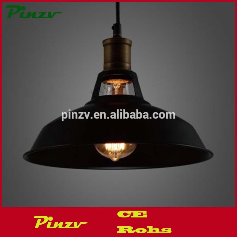 PZV-Pendant82産業レトロビンテージ黒ペンダントランプキッチンバーぶら下げペンダントライト-シャンデリア、ペンダントライト問屋・仕入れ・卸・卸売り