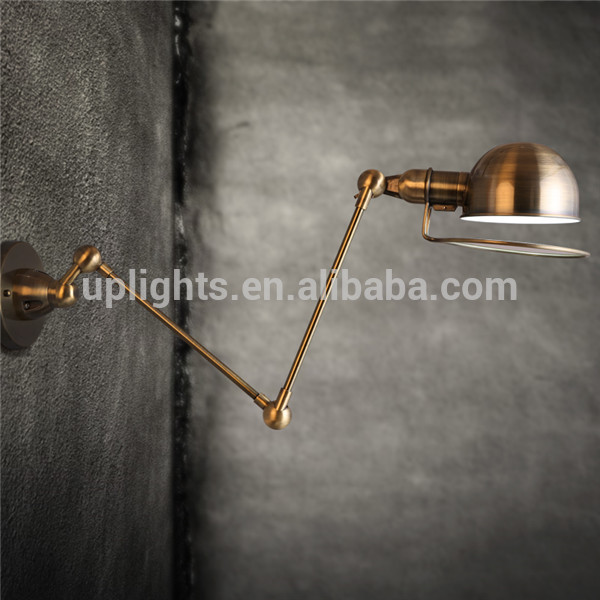 ヴィンテージ真鍮スイングアーム調整可能な壁ランプ-シャンデリア、ペンダントライト問屋・仕入れ・卸・卸売り