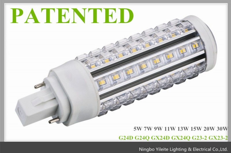 2016新しい特許を取得G24D-3 G24Q-3 led plトウモロコシ電球-LEDの庭はつく問屋・仕入れ・卸・卸売り