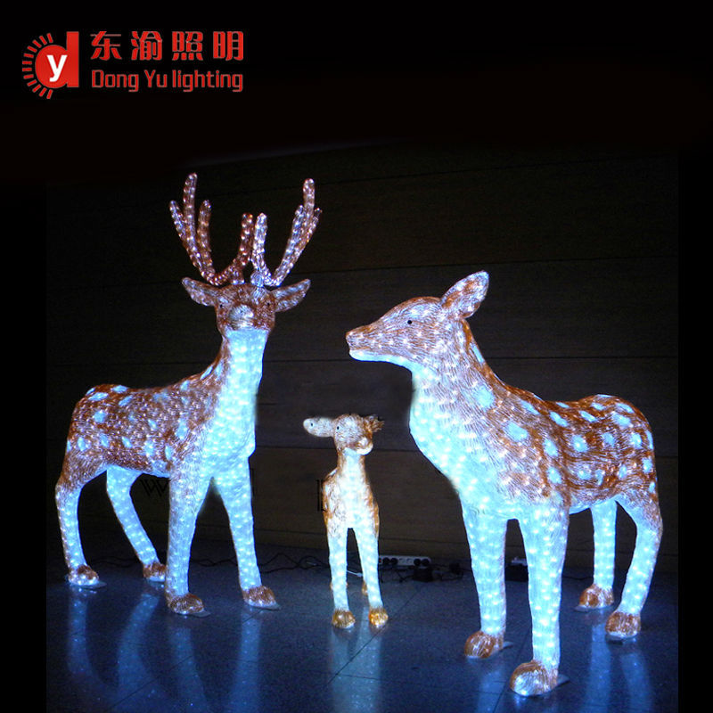 Led 3d鹿モチーフライト/動物モチーフ-パーティー、祭り用照明問屋・仕入れ・卸・卸売り