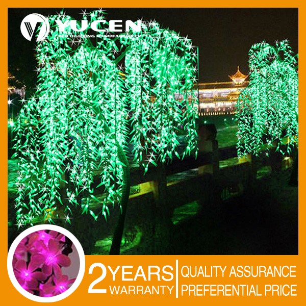 2016新しい美しいトランス人工ledツリーled桜の木ライト-パーティー、祭り用照明問屋・仕入れ・卸・卸売り