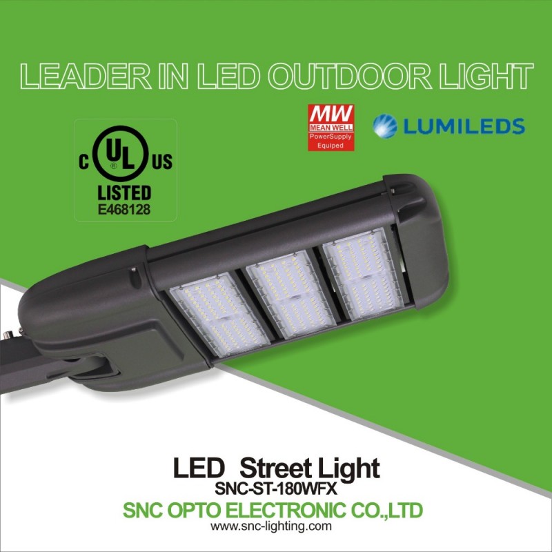 Ul cul記載されているリーダーでled屋外ライトac100-277v最高価格最高品質led街路灯180ワット-LEDの街灯問屋・仕入れ・卸・卸売り