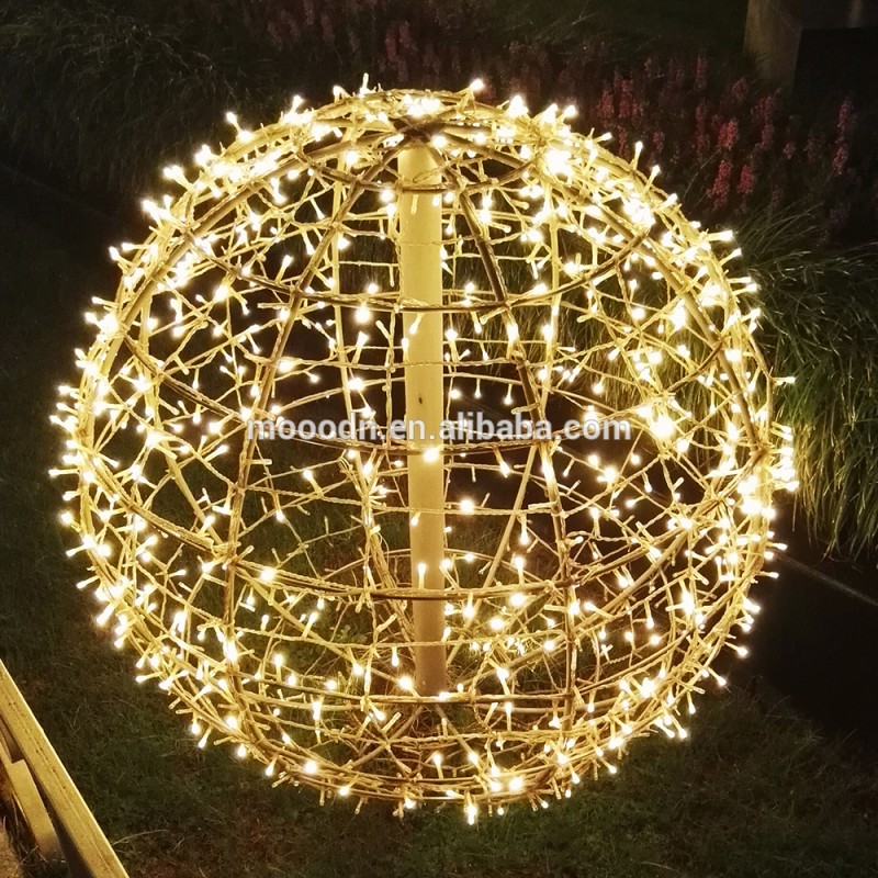屋外のクリスマス装飾ランタン防水ip67rgbの色を変える魔法のグローボールledガーデンライト文字列、 m4008-LEDの庭はつく問屋・仕入れ・卸・卸売り
