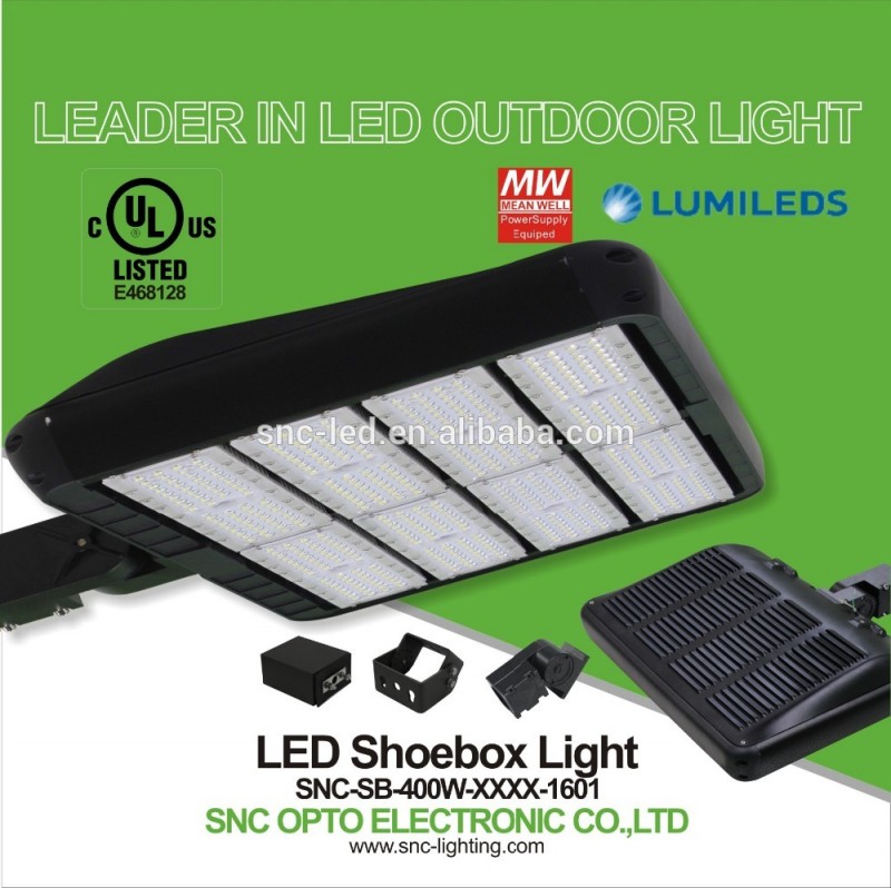 Ul/cul規格認定400ワット靴箱ライト用街路灯で5年保証-LEDの街灯問屋・仕入れ・卸・卸売り