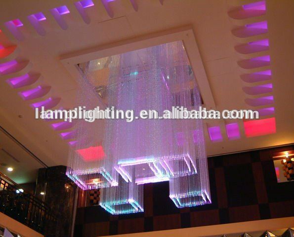 ホテルのための正方形の設計繊維の光学ライト-繊維光学ライト問屋・仕入れ・卸・卸売り