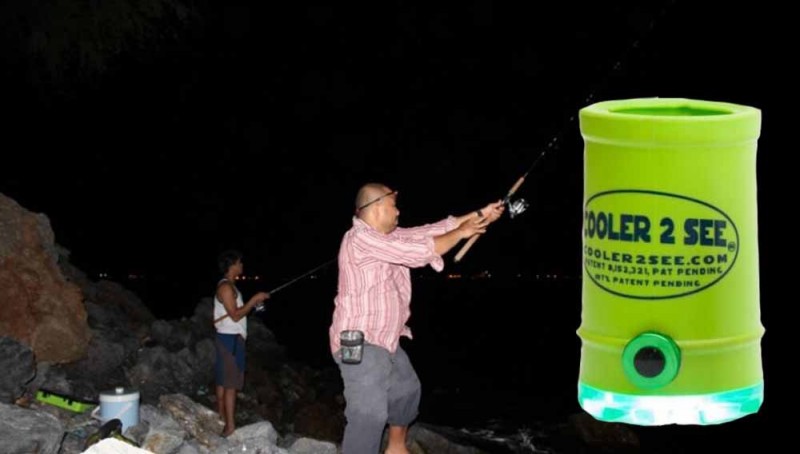的で楽しい釣りをお楽しみください! 明るいledの集魚灯、 バッテリー光夜釣り、 釣りのライトとpuのドリンクホルダー-釣はつく問屋・仕入れ・卸・卸売り