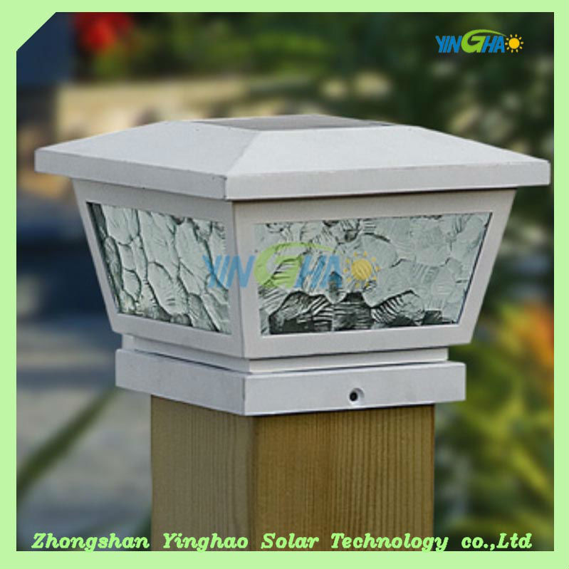 熱い販売太陽ポストキャップに適したランプ10cm/4インチ正方形の屋外フェンス-柱はつく問屋・仕入れ・卸・卸売り