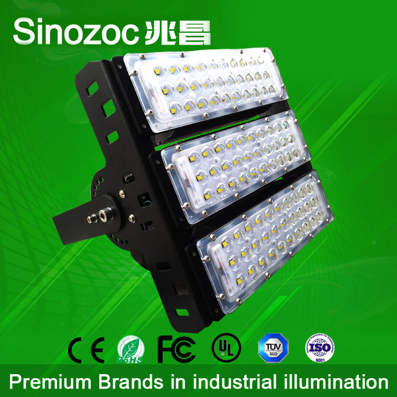 Sinozoc高品質屋外100ワット200ワット300ワットledトンネル照明led高湾ライトip65 ac85-265 3年保証-トンネルはつく問屋・仕入れ・卸・卸売り