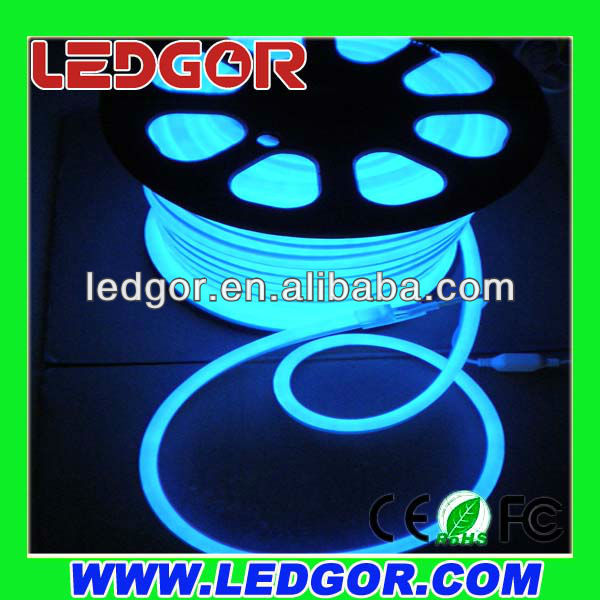 Ledネオンフレックスブルー2コア/防水ledネオン管青( 建物のネオンの装飾)-ネオン管問屋・仕入れ・卸・卸売り