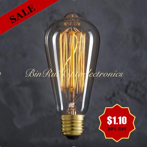 高品質の装飾的なヴィンテージエジソンライト40w-60wst64フィラメント電球-白熱電球問屋・仕入れ・卸・卸売り