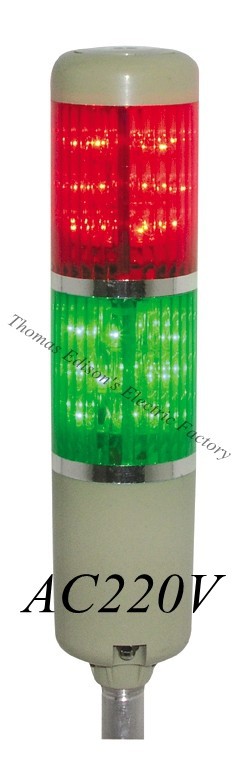 スタックac220v安全ランプ赤緑黄信号光フラッシュ工業塔lta-205赤と緑-信号機問屋・仕入れ・卸・卸売り