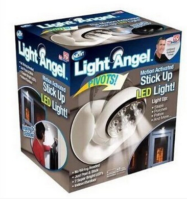 バッテリ駆動モーションセンサー光検出器スティックの上壁燭台屋内屋外ledセキュリティナイトライトアングル360度-その他照明器具問屋・仕入れ・卸・卸売り