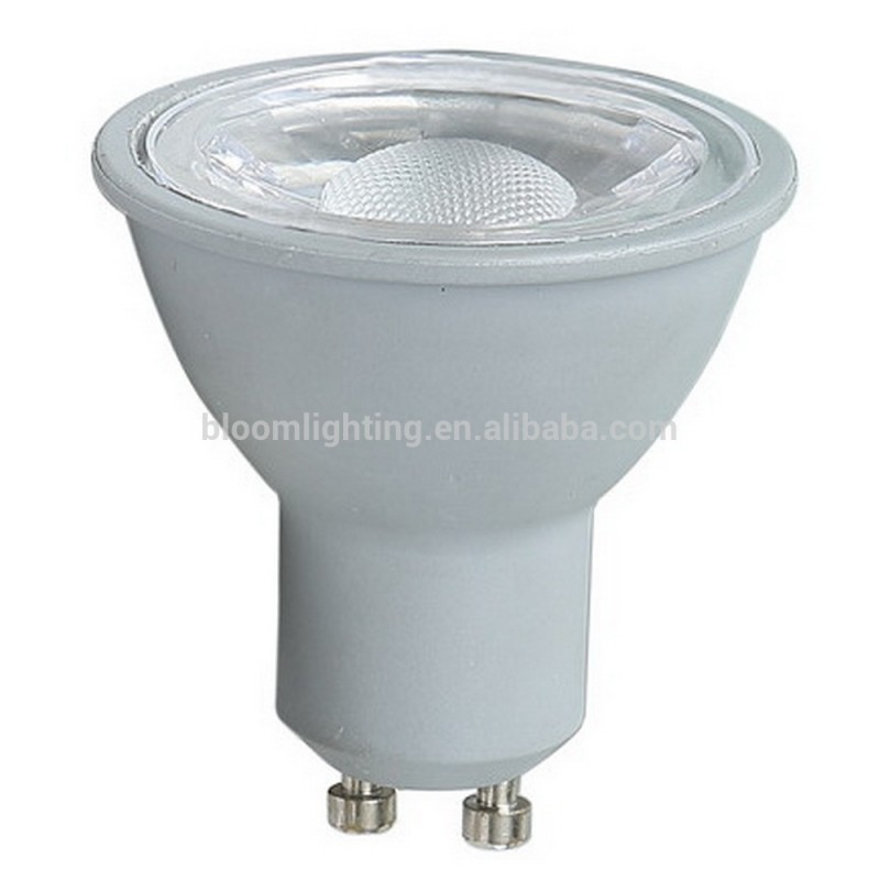 Gu10 cob led電球調光可能なプラスチックボディビーム角38-ハロゲン電球問屋・仕入れ・卸・卸売り