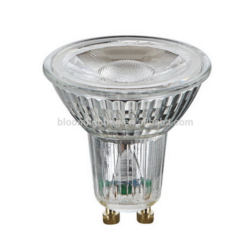 Gu10 cob led電球ガラスボディ調光可能ビーム角38-ハロゲン電球問屋・仕入れ・卸・卸売り