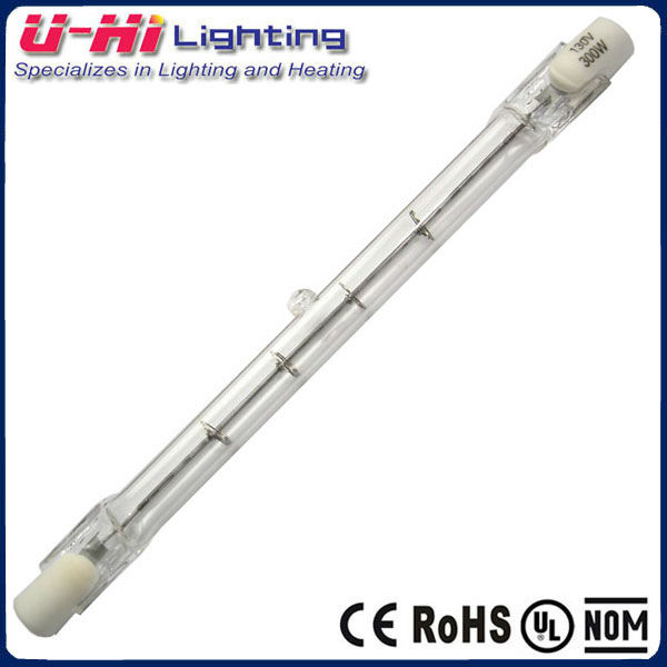 ビデオのための水晶ハロゲン管形電球125mm 1000W-ハロゲン電球問屋・仕入れ・卸・卸売り