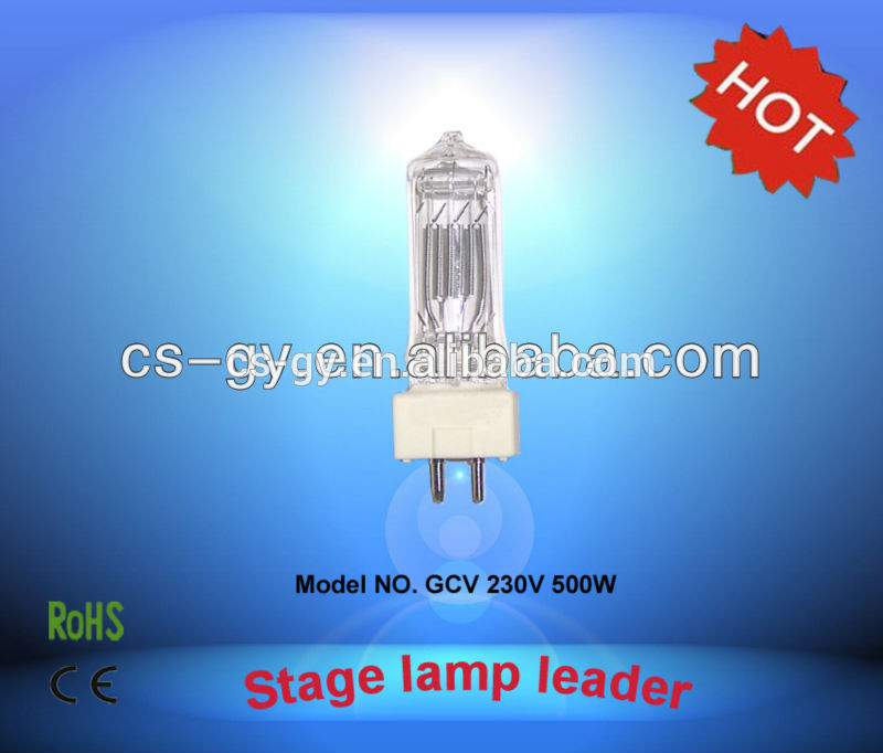 中国卸売230ボルト500ワットセラミックベースハロゲンランプ電球ライトgy9.5 gcv-ハロゲン電球問屋・仕入れ・卸・卸売り