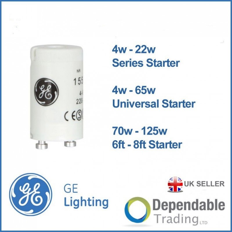一般的な電気( ge)蛍光管スタータ4ワット- 22ワット、4ワット- 65ワット70ワット- 125ワット-スターター問屋・仕入れ・卸・卸売り