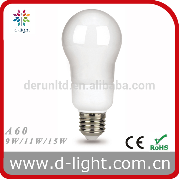 A60グローブ電球7ワット9ワット11ワット15ワット220ボルト240ボルトe14 e27省エネランプ-省エネ蛍光灯問屋・仕入れ・卸・卸売り
