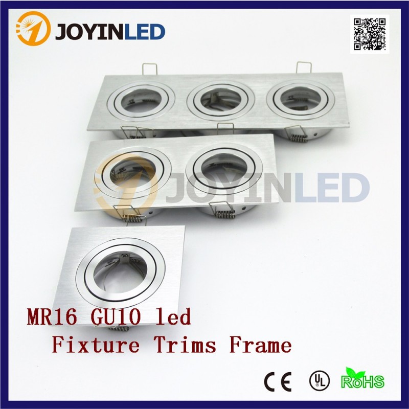 ダブルヘッドブラシシルバーmr16 gu10ジンバルキットフィッティングled天井ダウンライト器具-ランプのコップ問屋・仕入れ・卸・卸売り