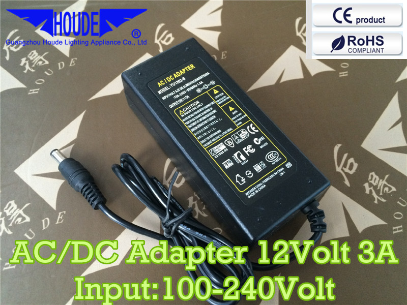 Acdc アダプター 3a で ku au eu プラグ用led ストリップ 12 volt ce rohs-問屋・仕入れ・卸・卸売り