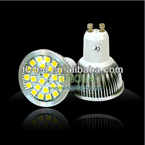 高輝度ledランプgu10gu1024290-350lmアルミニウムハウジングsmdledランプ-ランプのコップ問屋・仕入れ・卸・卸売り