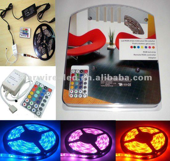 Ledストリップsmd50505mセット( transformer+controller+strip、 無moq)-変圧器問屋・仕入れ・卸・卸売り