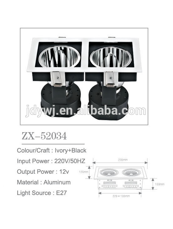 卸売熱い販売ledダウンライトランプシェードzx-52034t5管の照明器具-ランプのコップ問屋・仕入れ・卸・卸売り