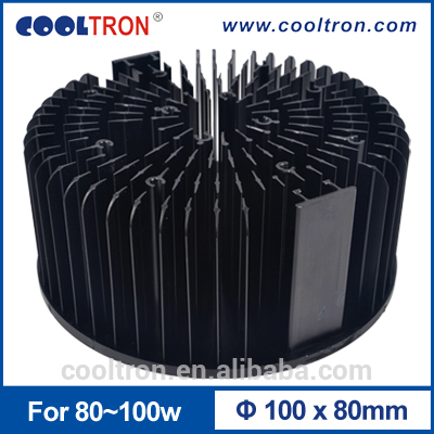 Cooltron ラウンド led ヒートシンク用80 〜 100 ワット 180 × 80 ミリメートル-問屋・仕入れ・卸・卸売り
