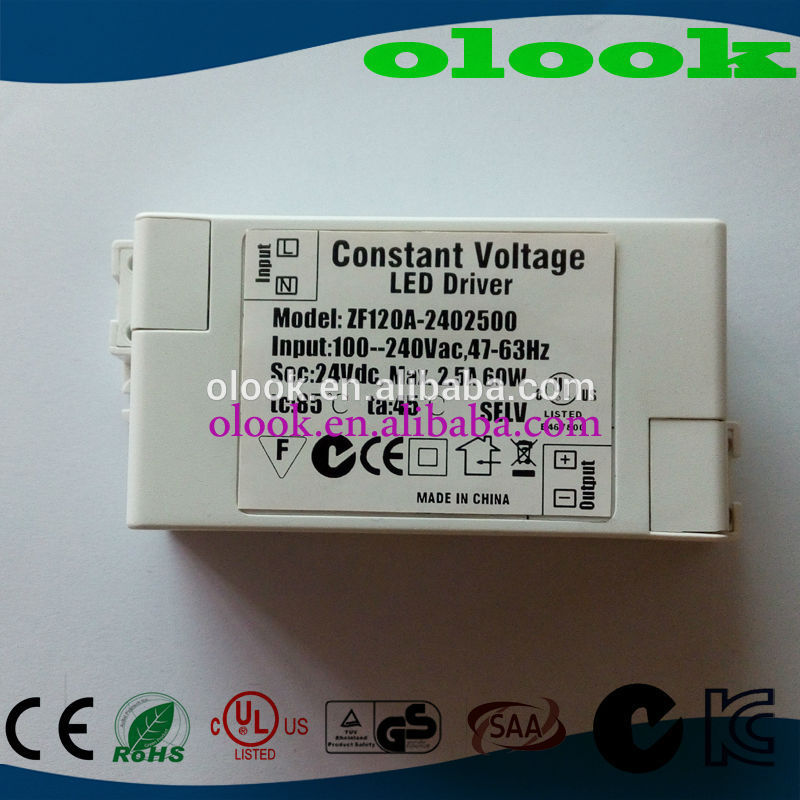 ledドライバ定電圧24v60w60w本当にulの証明書-変圧器問屋・仕入れ・卸・卸売り