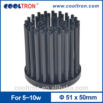 Cooltron ラウンド冷間鍛造led ライトダウンライト冷却フィン用5 〜 10 ワット 51 × 50 ミリメートル-問屋・仕入れ・卸・卸売り