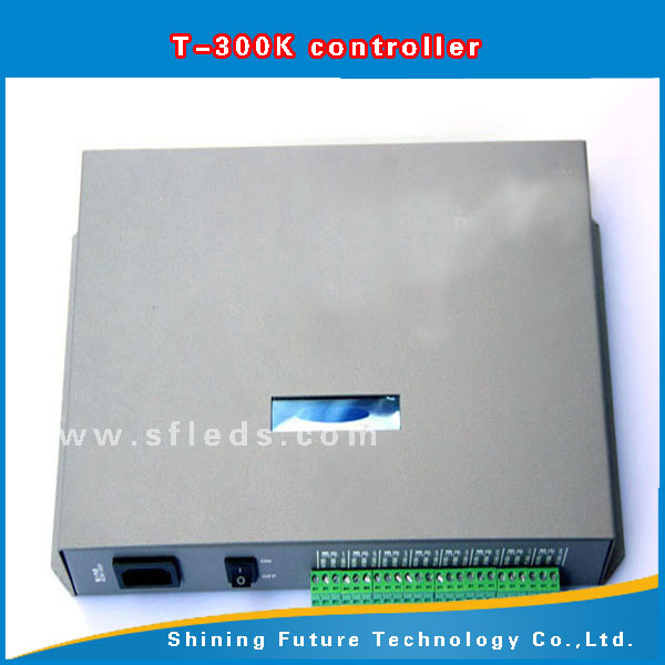 t300ksdカードコントローラpcを介してオンラインでrgbフルカラーledピクセルモジュールのコントローラピクセルws281181928ポート-調光器問屋・仕入れ・卸・卸売り