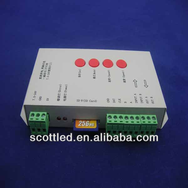 備考ledピクセルrgb sdカードコントローラ5〜24ボルトsdカードrgb新しいコントローラでws2801ic ws2811ic-調光器問屋・仕入れ・卸・卸売り