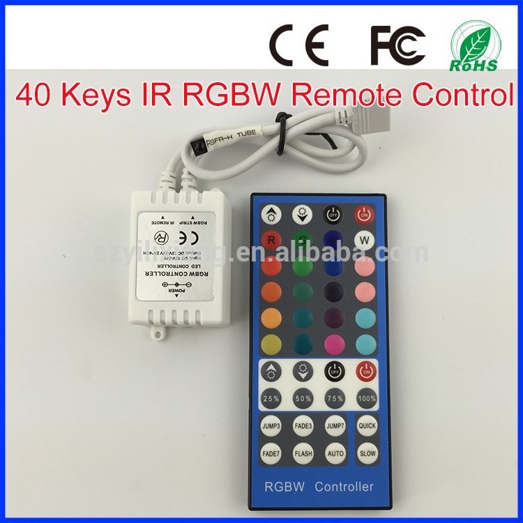 Dc12-24vrgbw4*2a8a96w-192w44キーズ用リモコン付きsmd505060個のledストリップライトrgbwledコントローラ-調光器問屋・仕入れ・卸・卸売り