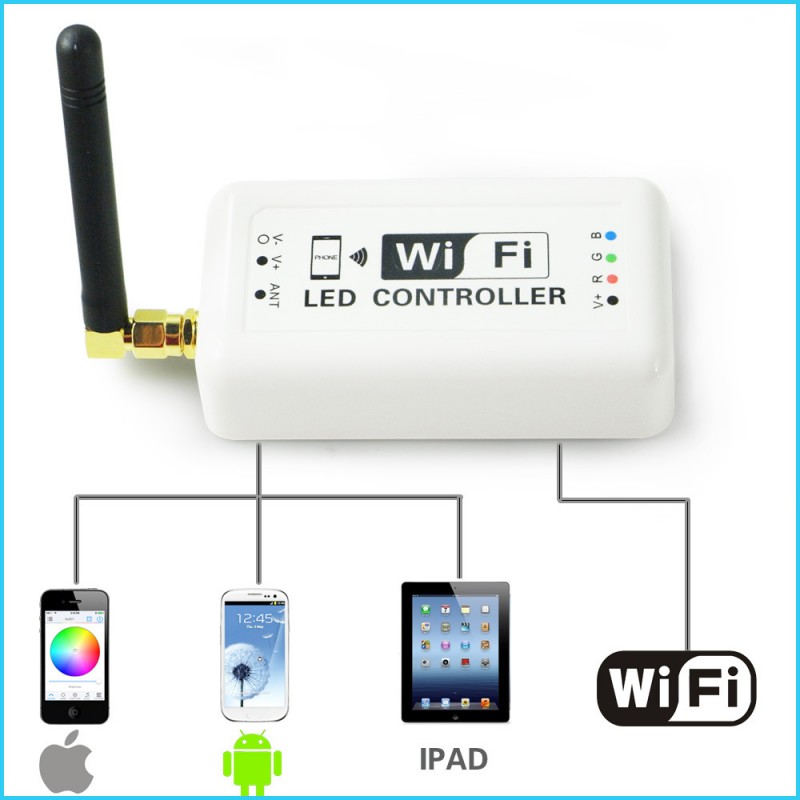 私たちは12-24ボルトのwifi ledコントローラ、bluetooth ledコントローラーledライトストリップled無線lanコントローラ-調光器問屋・仕入れ・卸・卸売り