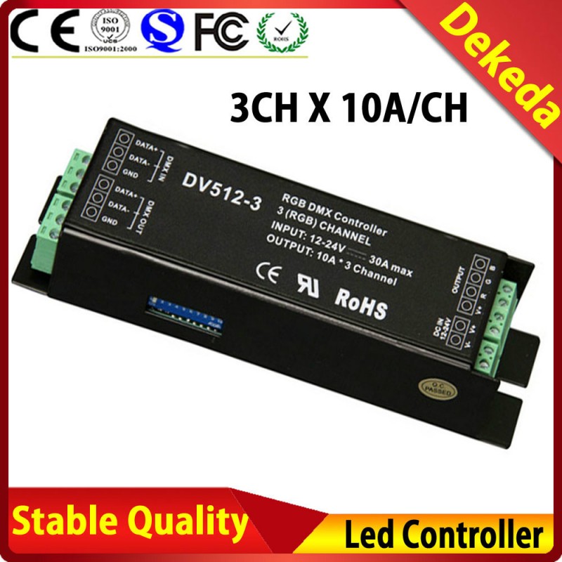 最大30adv512-33チャンネルrgbdmxコントローラーrgbdmxデコーダ-調光器問屋・仕入れ・卸・卸売り